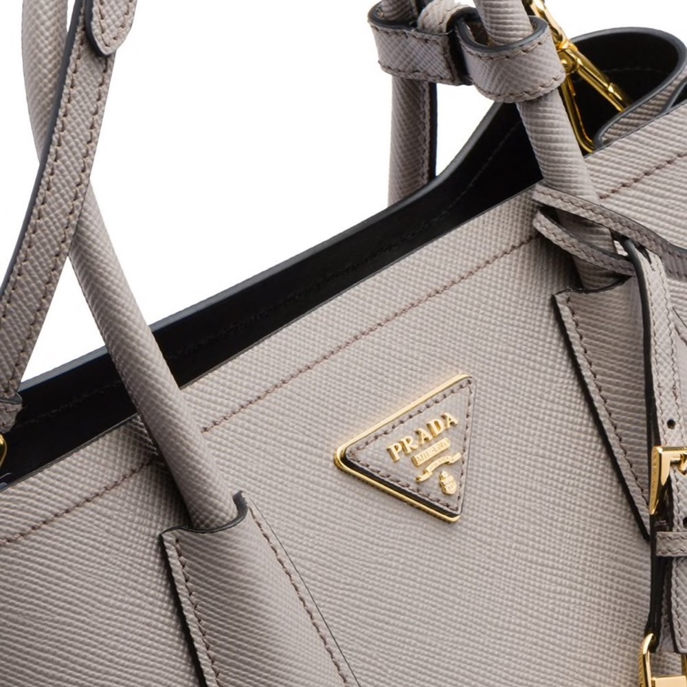 Prada Double Bag Large Tote Saffiano Leather New - Picture 5 of 11